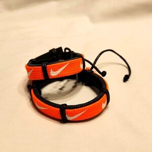Set of 2 Nike leather bracelets